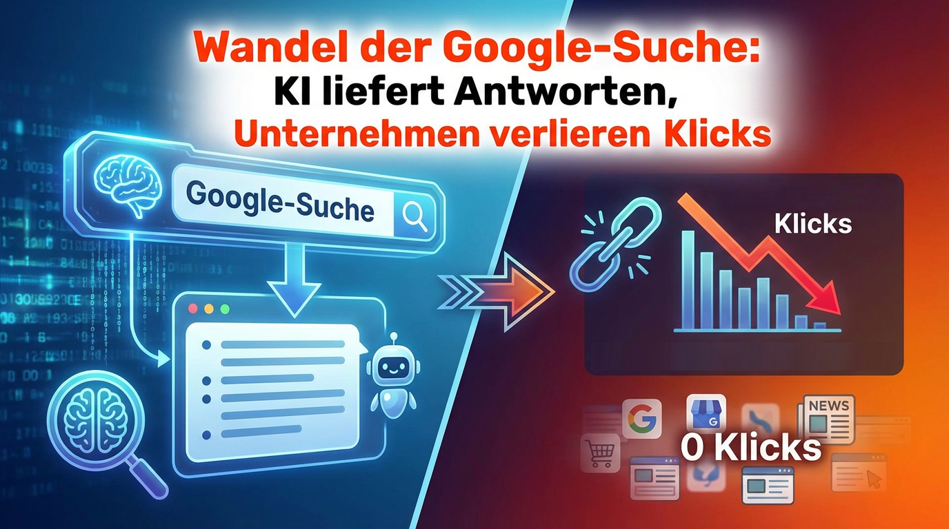 Wandel der Google-Suche: KI liefert Antworten, Unternehmen verlieren Klicks