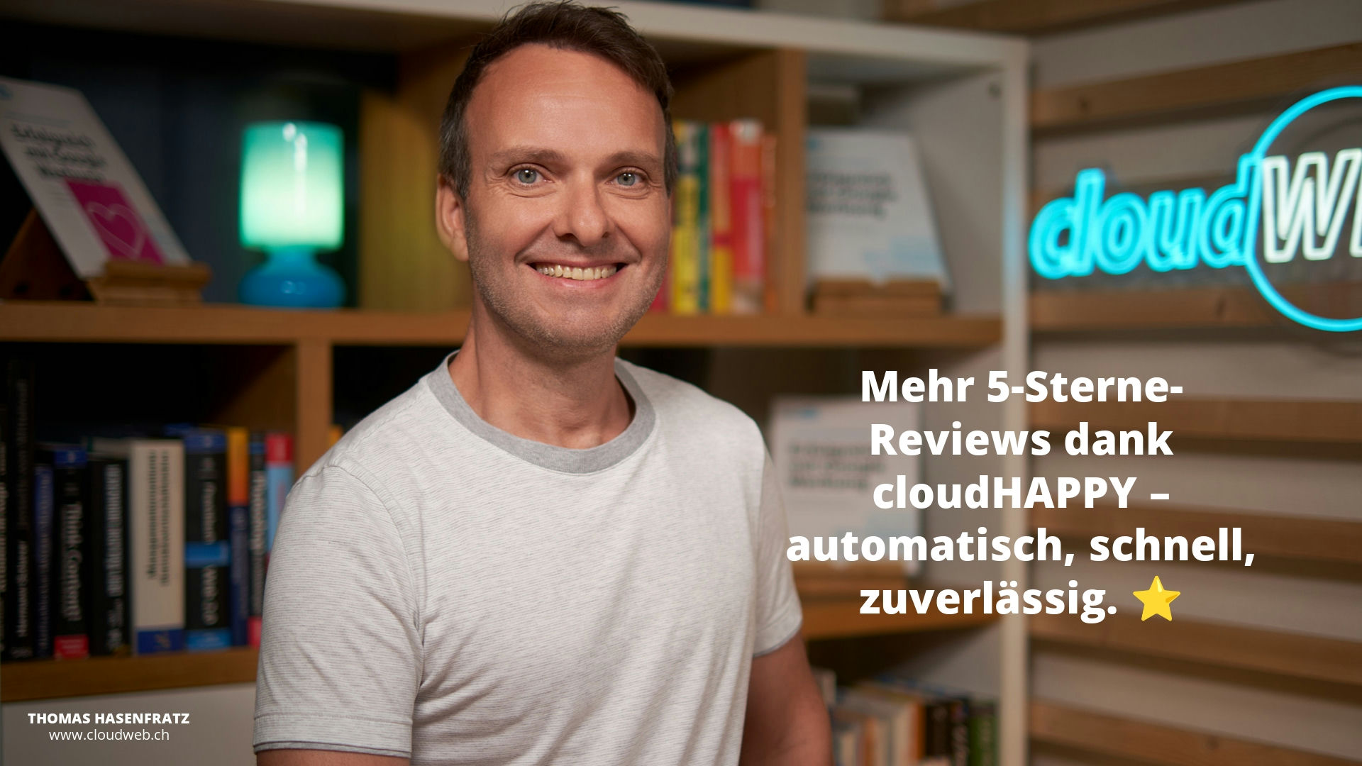 cloudHAPPY: KI-Plattform für mehr Google-Bewertungen