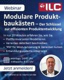 Neues ILC-Webinar: „Modulare Produktbaukästen – der Schlüssel zur effizienten Produktentwicklung“