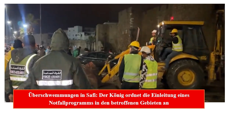 Überschwemmungen in Safi: Vollständige Mobilisierung unter königlicher Schirmherrschaft