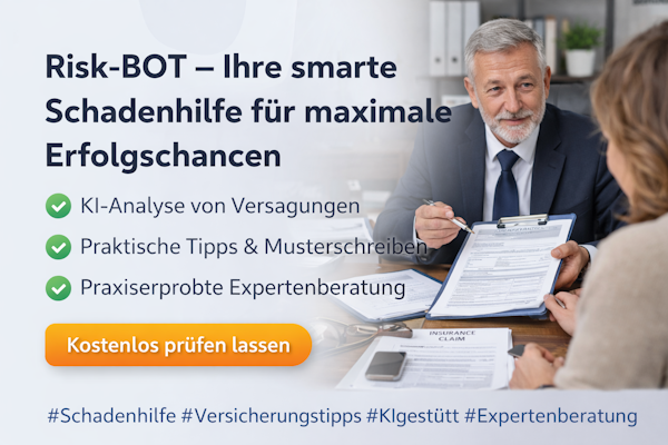 Risk-BOT – Ihre smarte Schadenhilfe für maximale Erfolgschancen