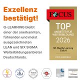 Q-LEARNING erneut als„Top-Anbieter für Weiterbildung 2026“ ausgezeichnet – Fokus auf LEAN und SIX SIGMA