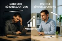 Schlechte Bürobeleuchtung verursacht versteckte Kosten für Unternehmen Schlechte Bürobeleuchtung verursacht versteckte Kosten für Unternehmen