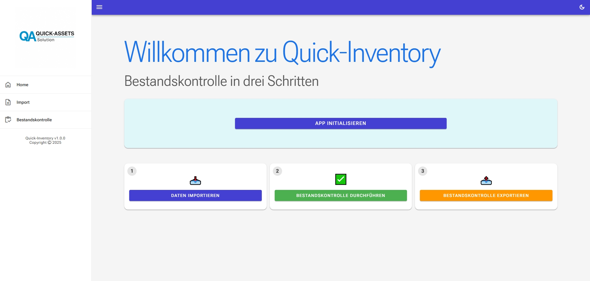 Quick-Inventory: Mobile Inventur für Anlagenbuchhaltung