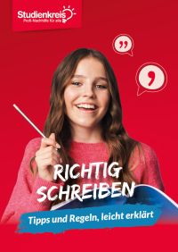 Fehlerfrei ins zweite Halbjahr: Studienkreis verschenkt Rechtschreib-Ratgeber Fehlerfrei ins zweite Halbjahr: Studienkreis verschenkt Rechtschreib-Ratgeber