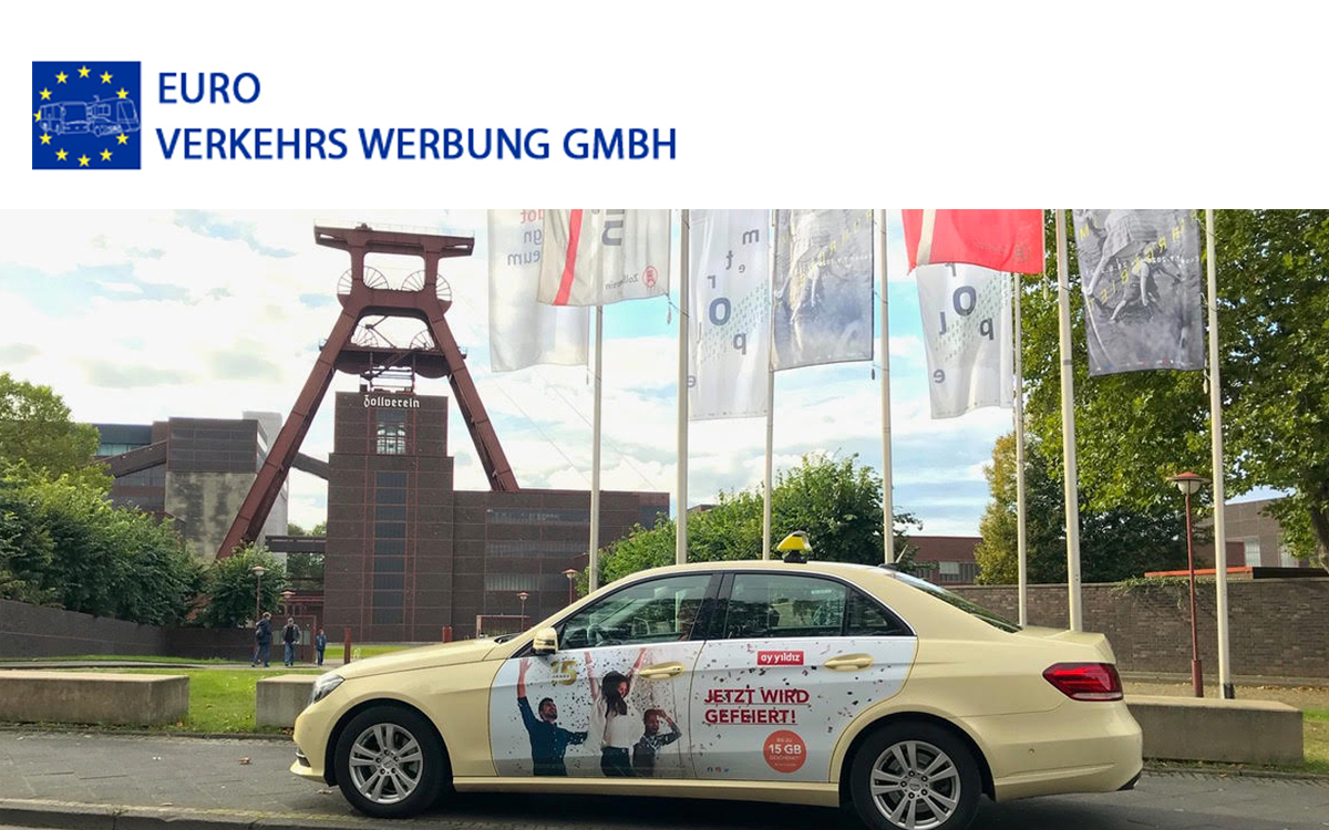 AY YILDIZ setzt auf Taxiwerbung im urbanen Raum