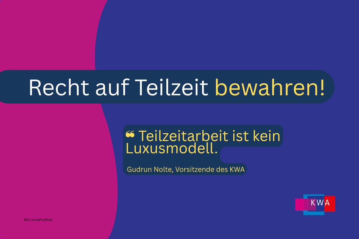 Teilzeitarbeit ist kein Luxusmodell Teilzeitarbeit ist kein Luxusmodell