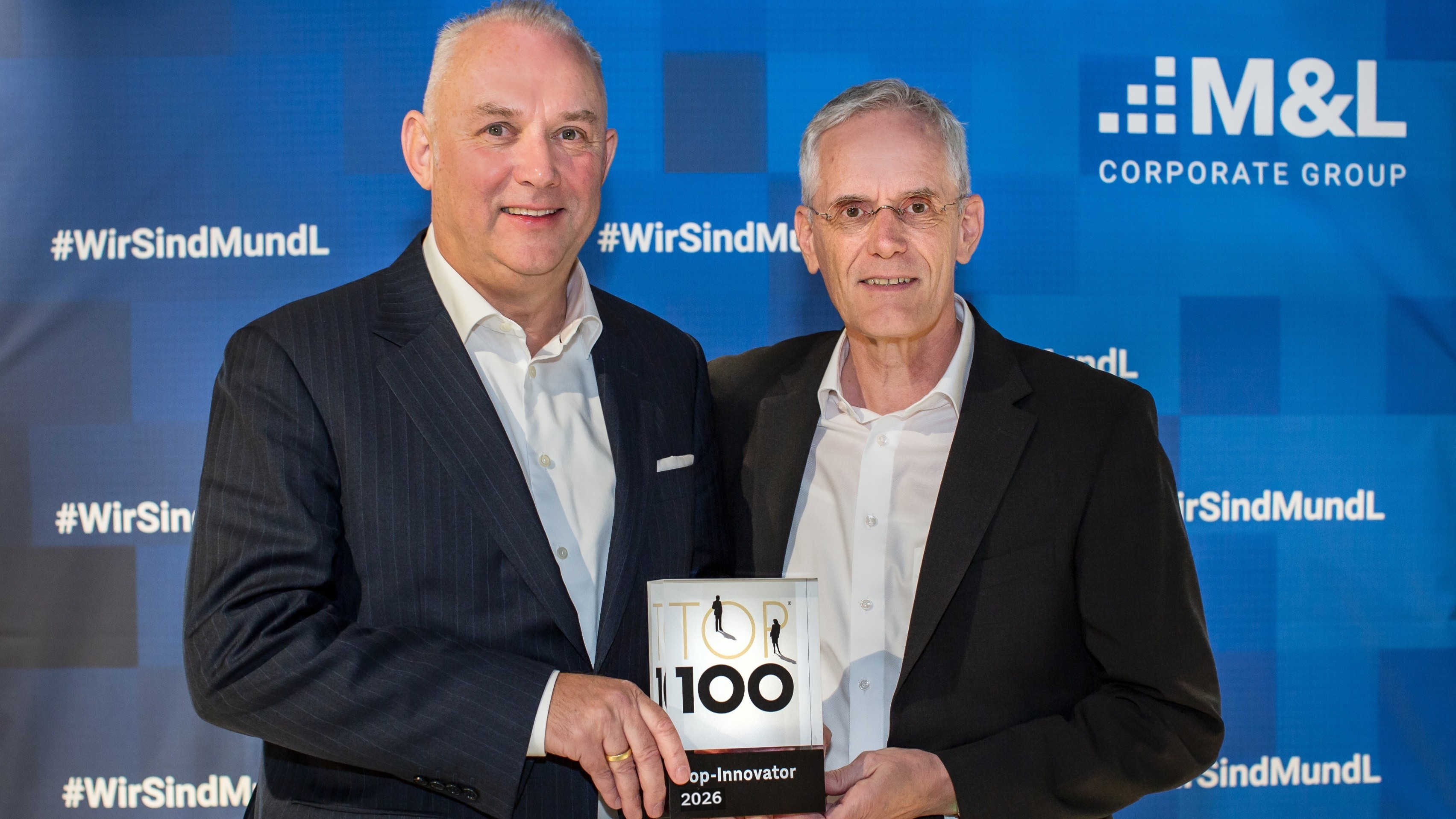 Sechsmal ausgezeichnet – die M&L AG gehört auch 2026 zu den TOP 100 Innovatoren Deutschlands.