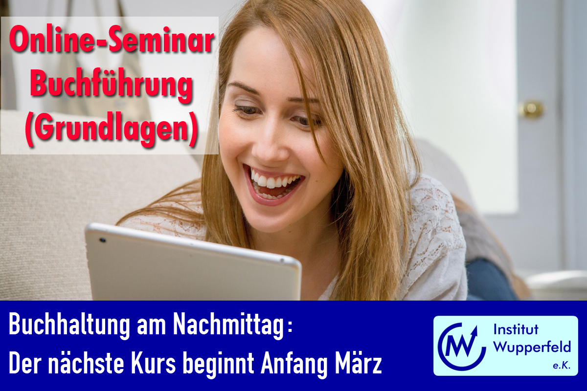 Weiterbildung Buchhaltung: Nachmittagskurs ab März