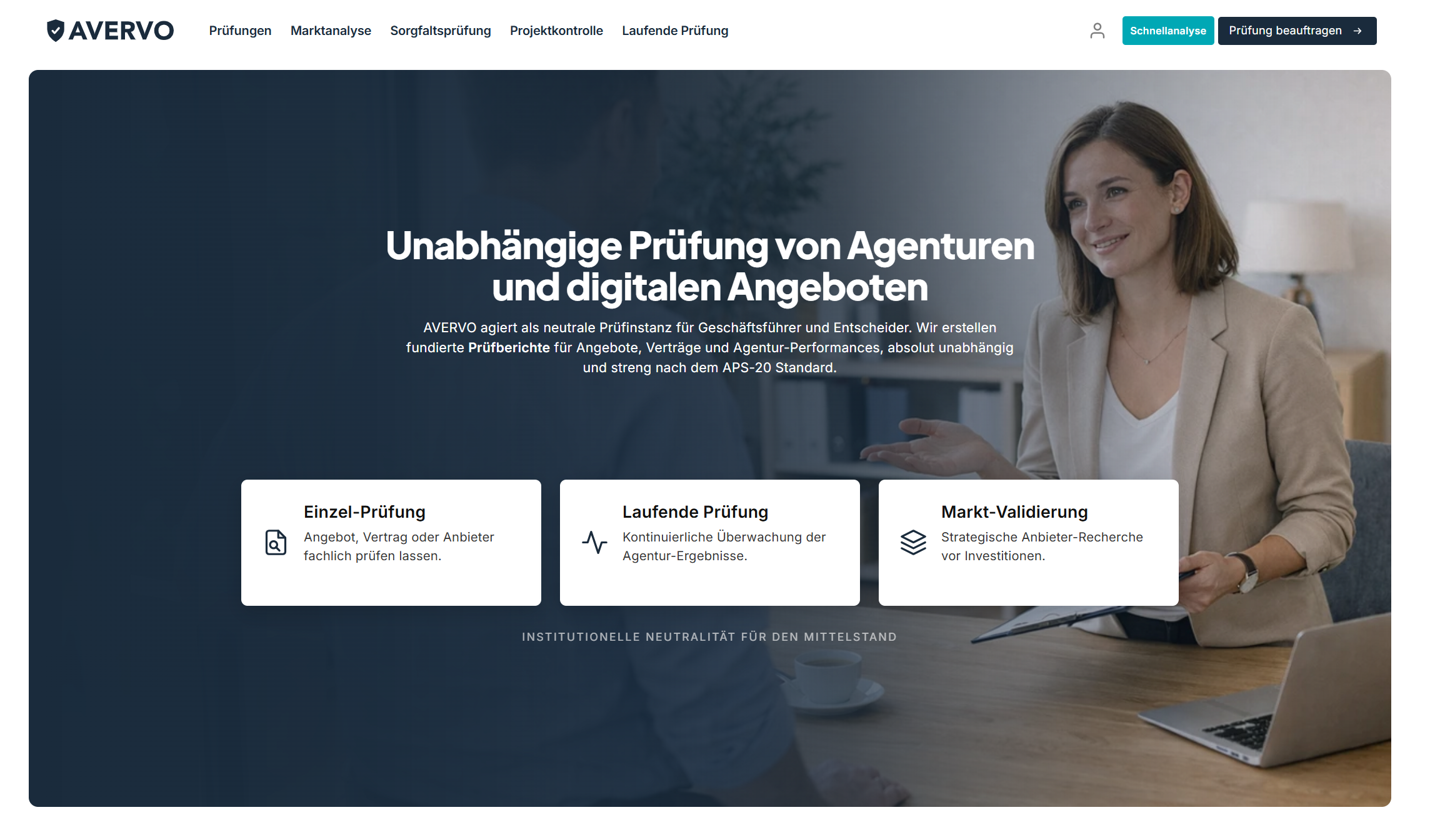 Marketing-Investitionen im Mittelstand: Unabhängige Prüfinstanz AVERVO etabliert neuen Kontrollstandard APS-20