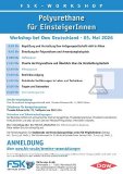Wie gut kennen Sie Polyurethan-– Werkstoffwissen praxisnah erleben und begreifen im Workshop PUR für EinsteigerInnen bei der Dow Deutschland Anlagengesellschaft mbH in Ahlen am 05.05.2026