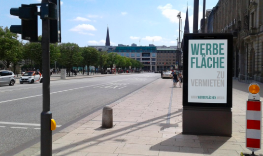 Die Plakatwerbung und Außenwerbung!