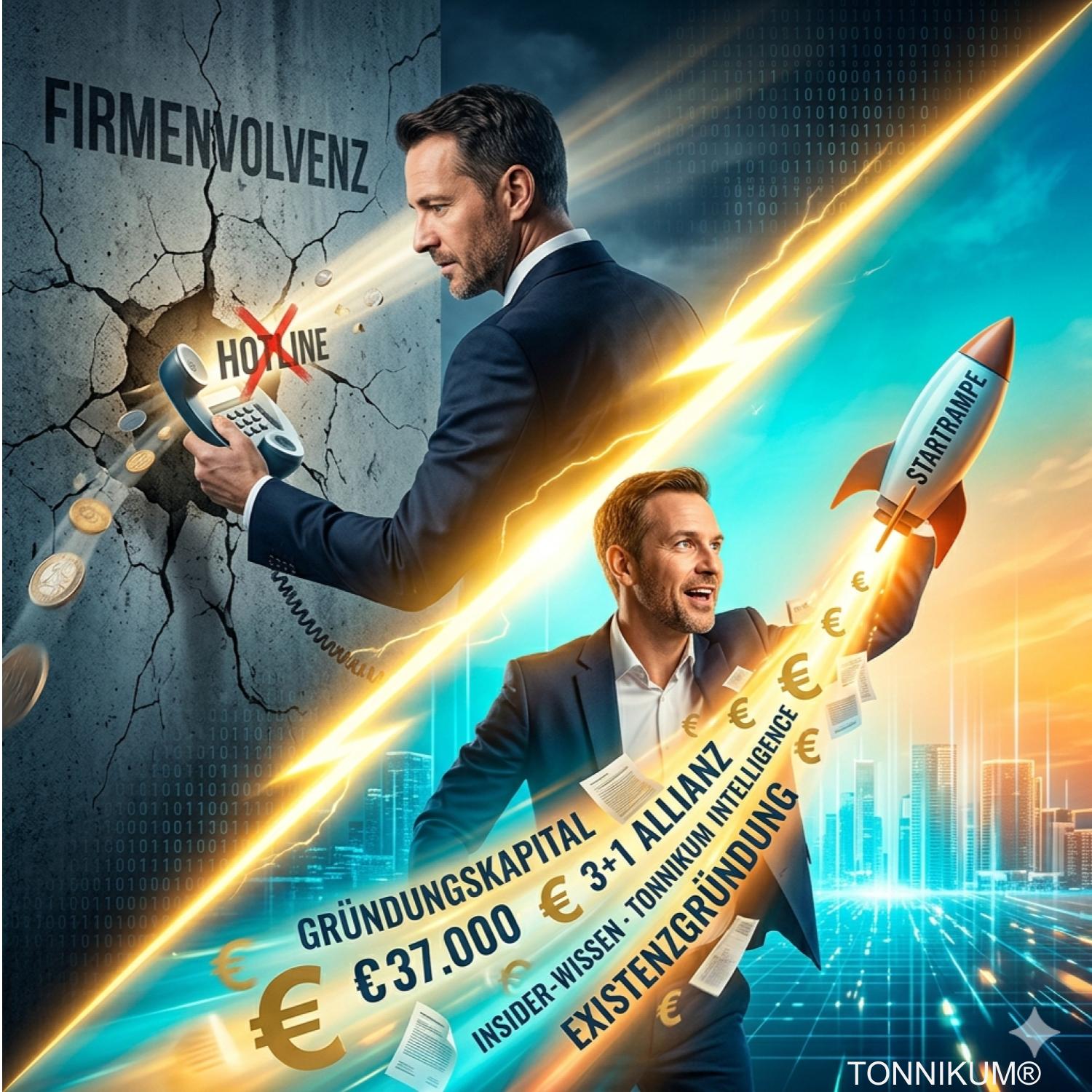 Geld-Rettung bei Insolvenz: Ex-Behörden-Insider enthüllt bis zu 37.000 € Gründungskapital für neue Existenz