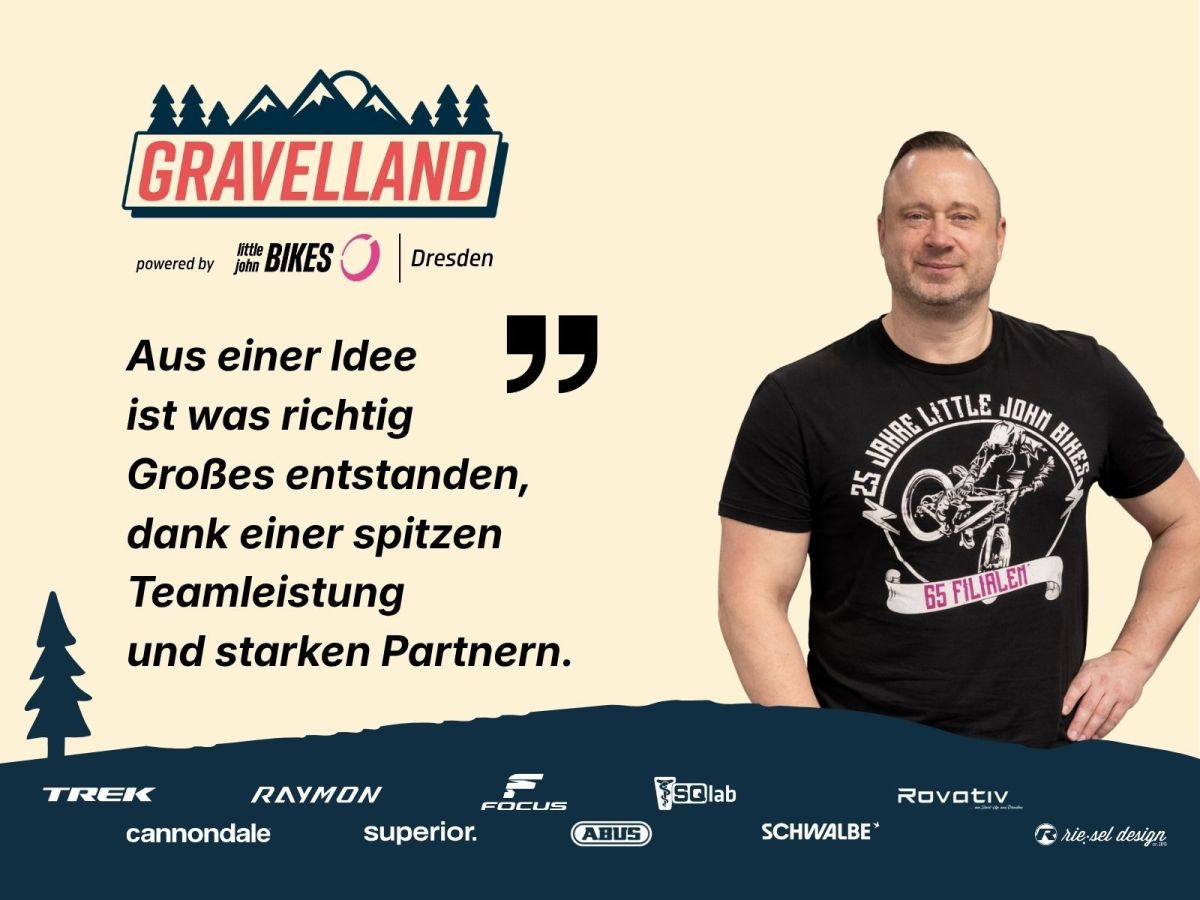 Little John Bikes startet mit dem Gravelland spezialisiertes Flächenkonzept für Gravelbikes.