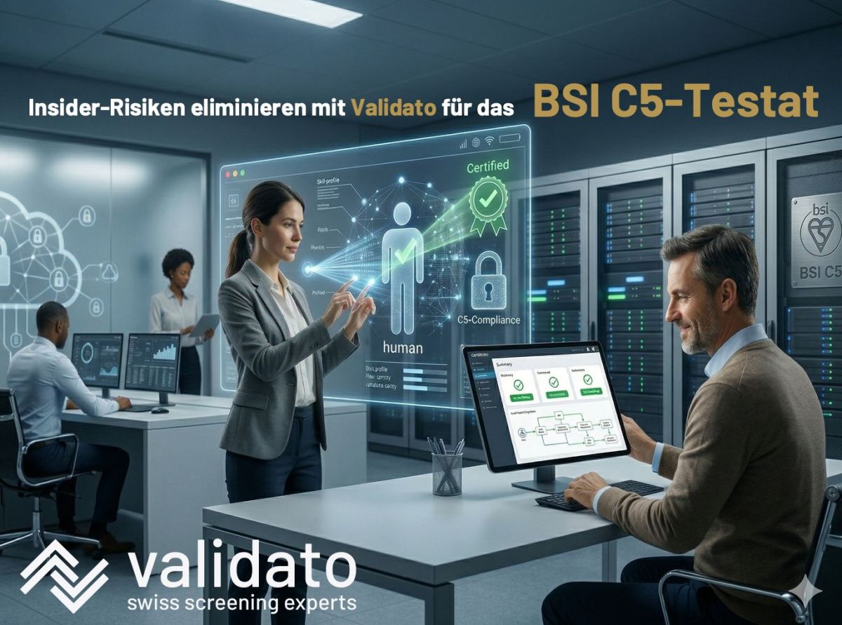BSI C5-Personalsicherheit meistern: validato.com automatisiert Background Checks für Cloud-Anbieter