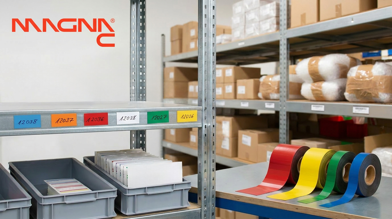 Magnetische Lösungen für eine flexible Lagerorganisation