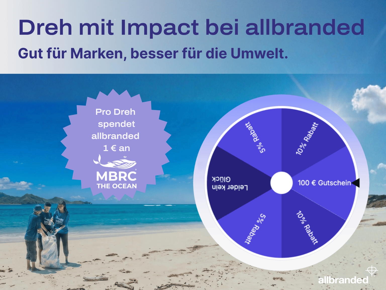 Green Month bei allbranded: Gemeinsam für saubere Ozeane