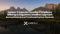 Karbon-X erweitert sein Angebot für rechtlich vorgeschriebene Maßnahmen in Kanada angesichts bevorstehender Regulierungsfristen auf den Märkten des Bundes und der Provinzen für den Emissionsausgleich