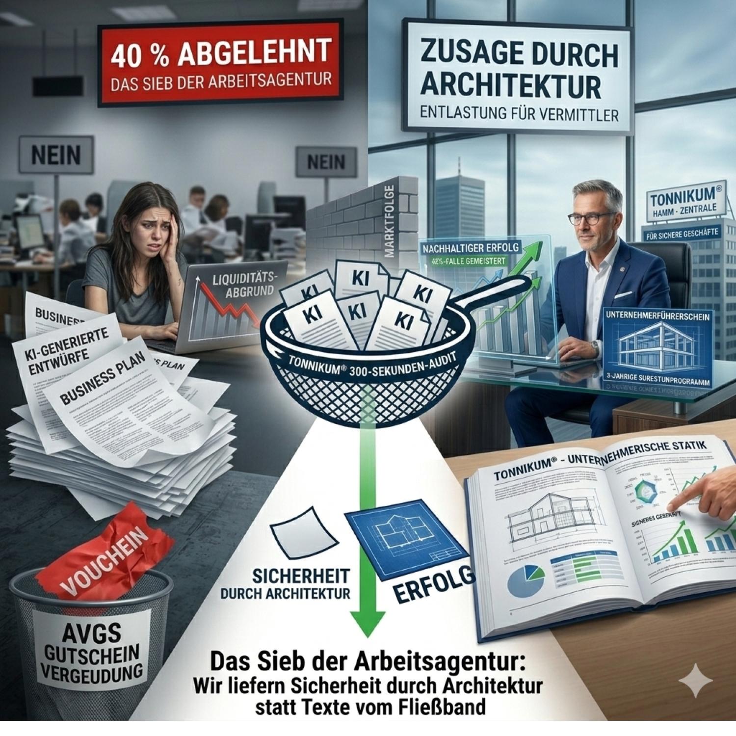 Das Ende der Gutschein-Verschwendung: Fachkundige Stellen lehnen 40 % der KI-Entwürfe ab