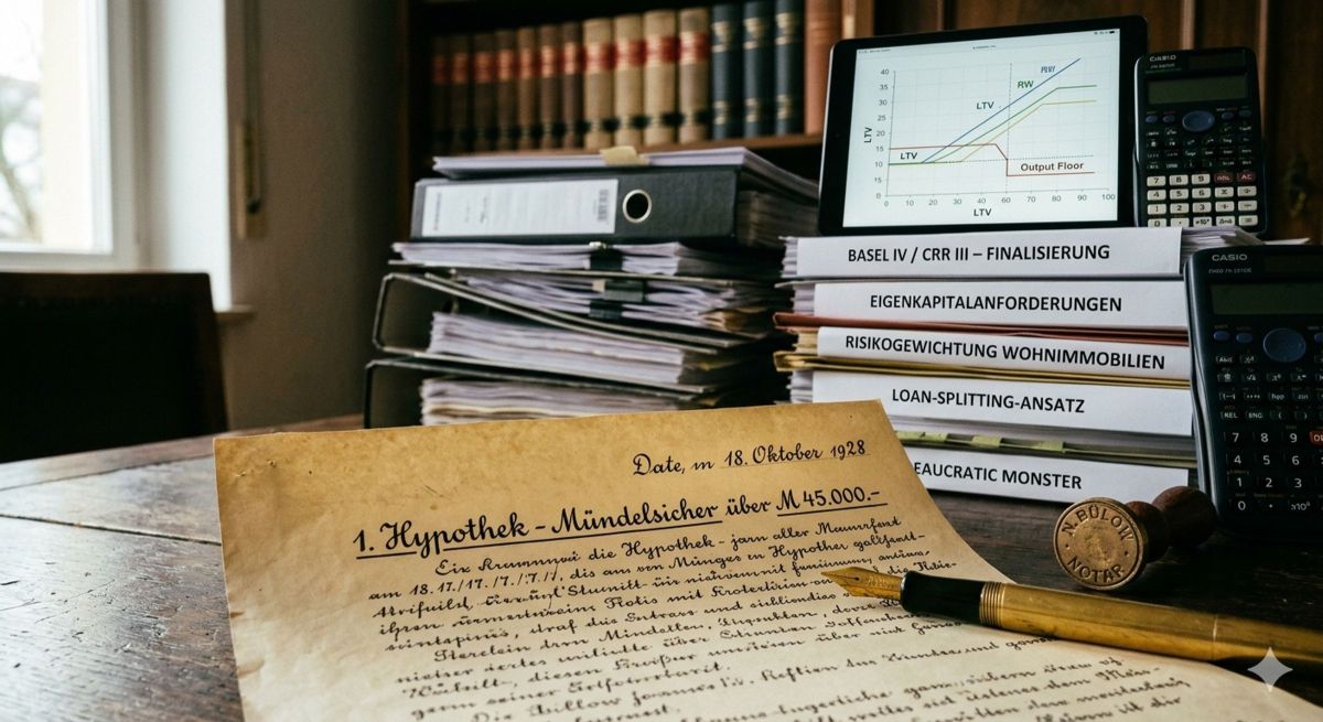 Basel IV: Der teure Etikettenschwindel – Warum wir beim Hausbau die Vernunft verloren haben