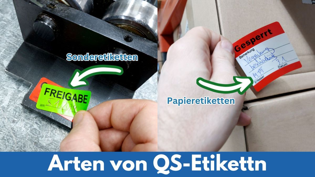 Fehlerkennzeichnung leicht gemacht: Die passende Auswahl von QS-Etiketten