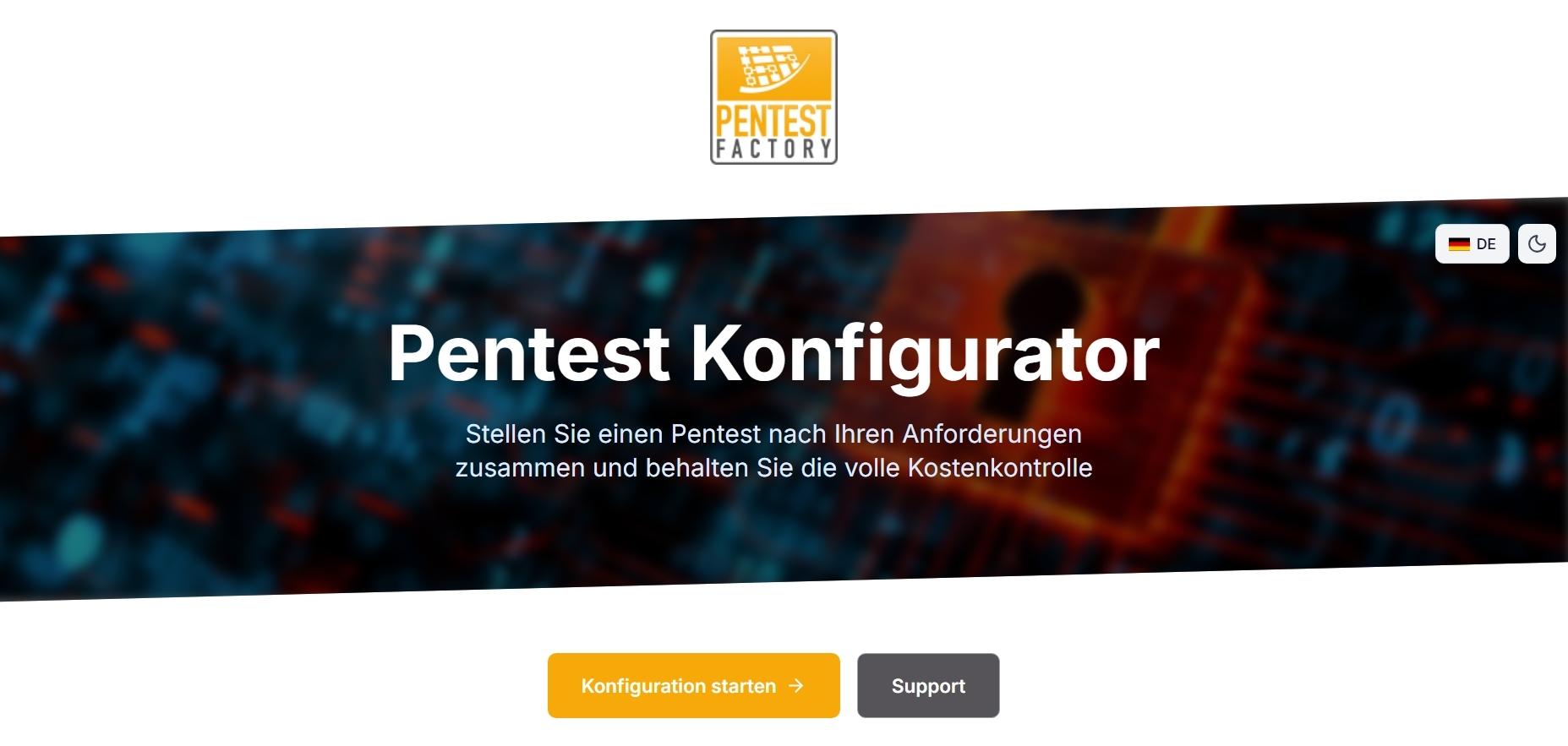Neuer Pentest-Konfigurator 2.0 für individuelle Angebote