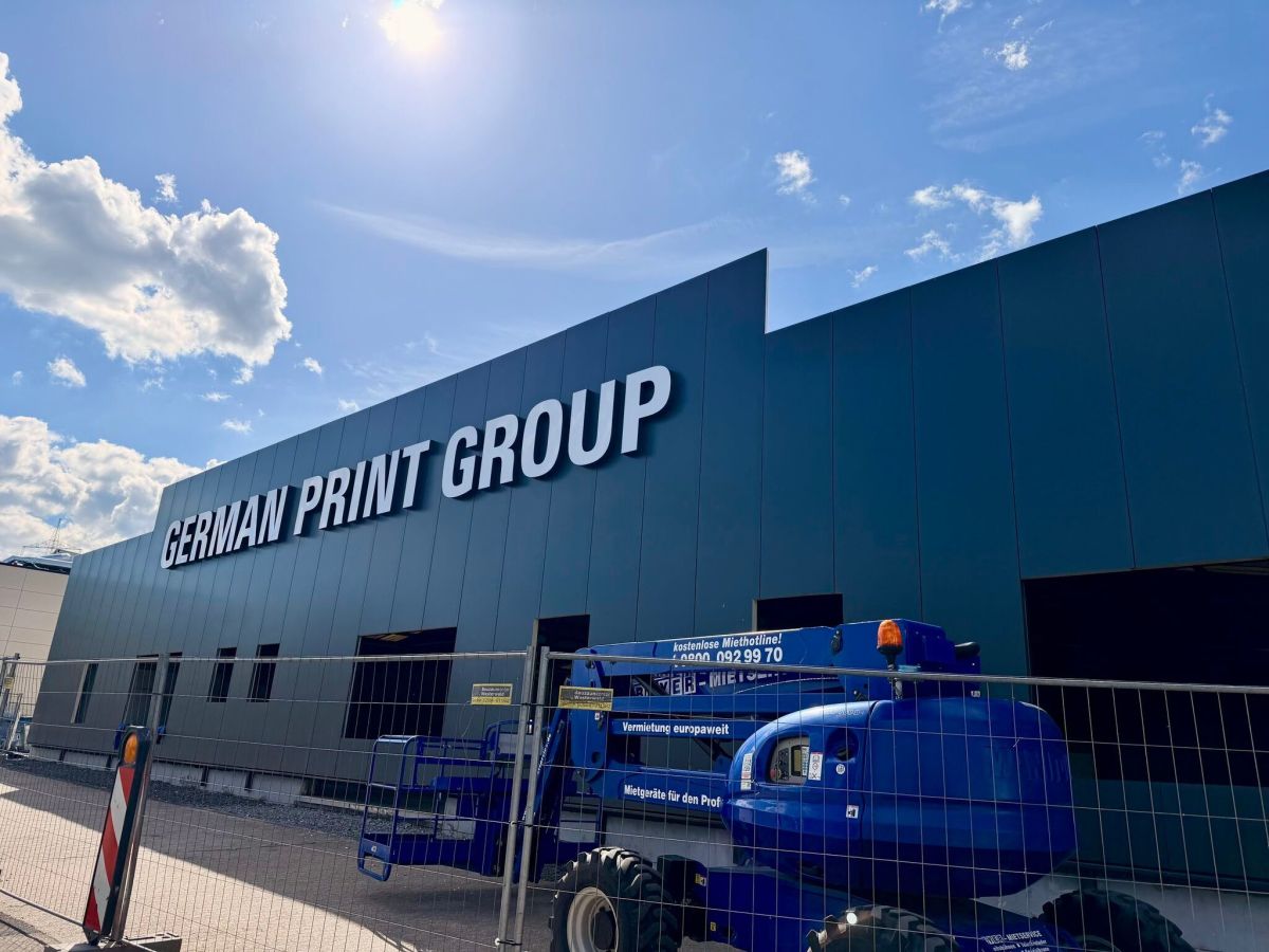 Die GERMAN PRINT GROUP investiert in Deutschland – neuer Produktionsstandort in Koblenz entsteht Die GERMAN PRINT GROUP investiert in Deutschland – neuer Produktionsstandort in Koblenz entsteht