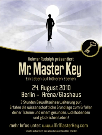 Der Vortrag von Helmar Rudolphüber das Master Key System – Live in Berlin