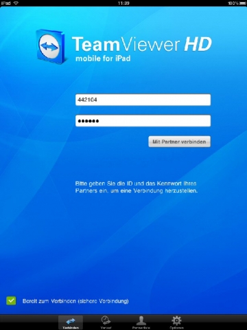 TeamViewer auf dem iPad: PC-Fernsteuerung per Tablet-Computer