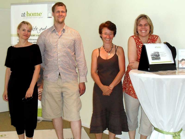 Vier neue Partner verstärken das at-home-Team Vier neue Partner verstärken das at-home-Team