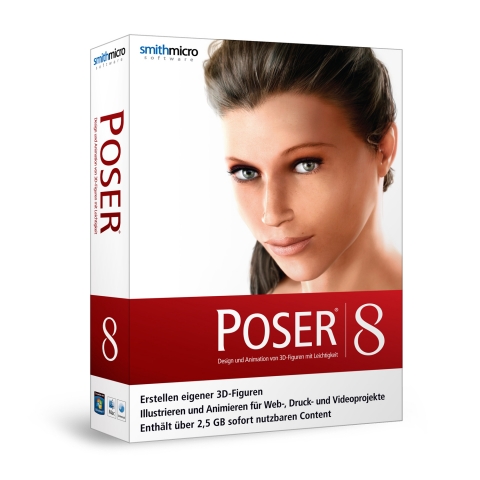Poser® 8 ab sofort in Deutsch bei Globell B.V. verfügbar