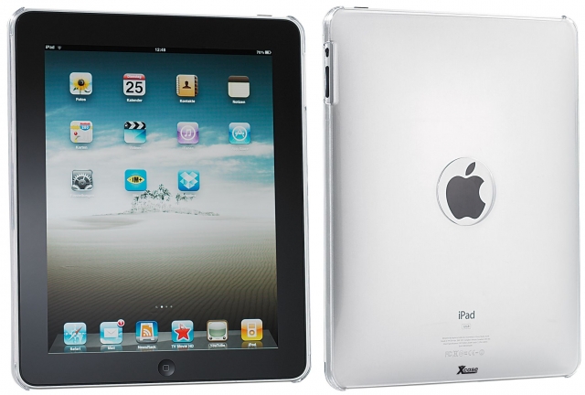 Xcase Glasklares Schutzcover“Crystal Case“für iPad