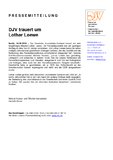 DJV trauert um Lothar Loewe