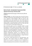 Back to Growth – Internationaler Kongress der DOAG Special Interest Group E-Business Suite