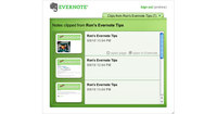 Evernote veröffentlicht Site Memory