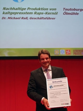 Ecocare 2010 in Silber für TeutoburgerÖlmühle