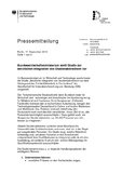 Bundeswirtschaftsministerium stellt Studie zur beruflichen Integration von Studienabbrechern vor