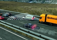 Radarsensor für Lkw ermöglicht Bremsen auf stehende Hindernisse