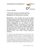 C-Soft zeigt Lösung für Corporate Resource Management mit Anbindung an windream