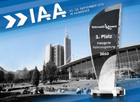 Verleihung des Telematik-Awards  auf der IAA Nutzfahrzeuge 2010 -Fahrzeugortung-