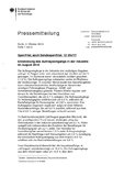 Entwicklung des Auftragseingangs in der Industrie im August 2010