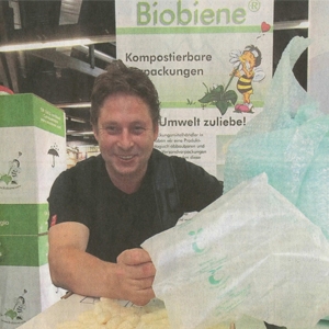 Umweltfreundliche Verpackung: Biobiene setzt wichtigen Akzent auf diesjähriger Fachpack.