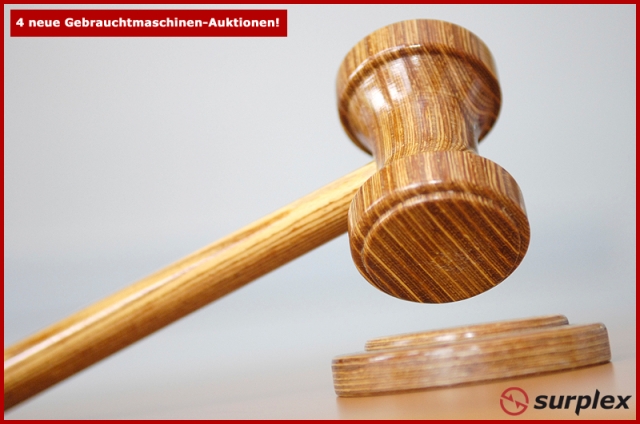 Gebrauchtmaschinen&Laborgeräte – neue Versteigerungen bei Surplex!
