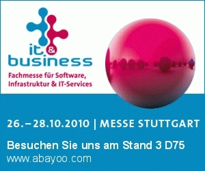 ABAYOO zeigt SAP Business ByDesign bei It&Business Stuttgart