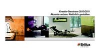 Brillux Kreativ-Seminare 2010/2011: