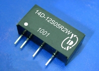 Serie 14D-R2W – Geregelte DC/DC-Wandler mit 2 Watt
