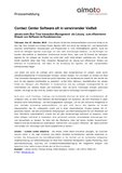 Contact Center Software oft in verwirrender Vielfalt Contact Center Software oft in verwirrender Vielfalt