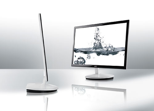 Graziles Design: AOC präsentiert ultraschlanke Monitorserie mit LED-Backlight
