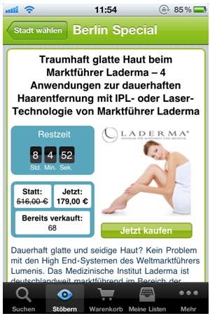 checkitmobile bindet DailyDeal-Angebote in die woabi-App ein