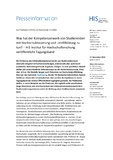 Was hat der Kompetenzerwerb von Studierenden mit Hochschulsteuerung und ?profilbildung zu tun? – HIS?Institut für Hochschulforschung veröffentlicht Tagungsband
